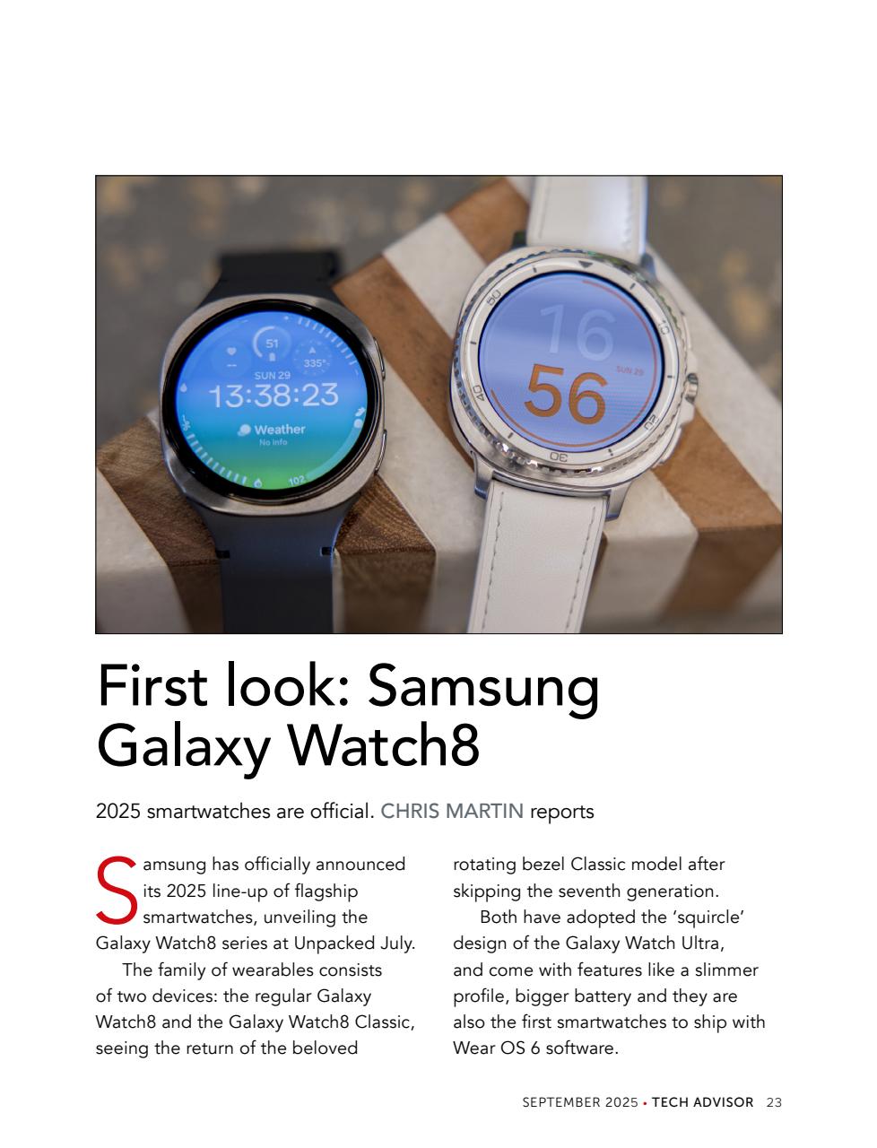 Tech Advisor Preview Pages