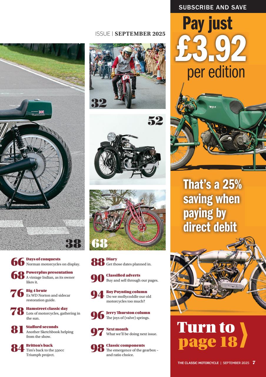 The Classic MotorCycle Preview Pages