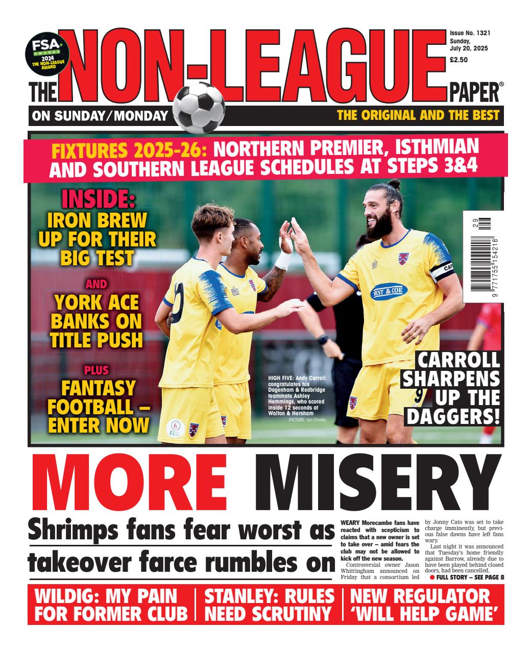 The Non-League Football Paper Preview Pages