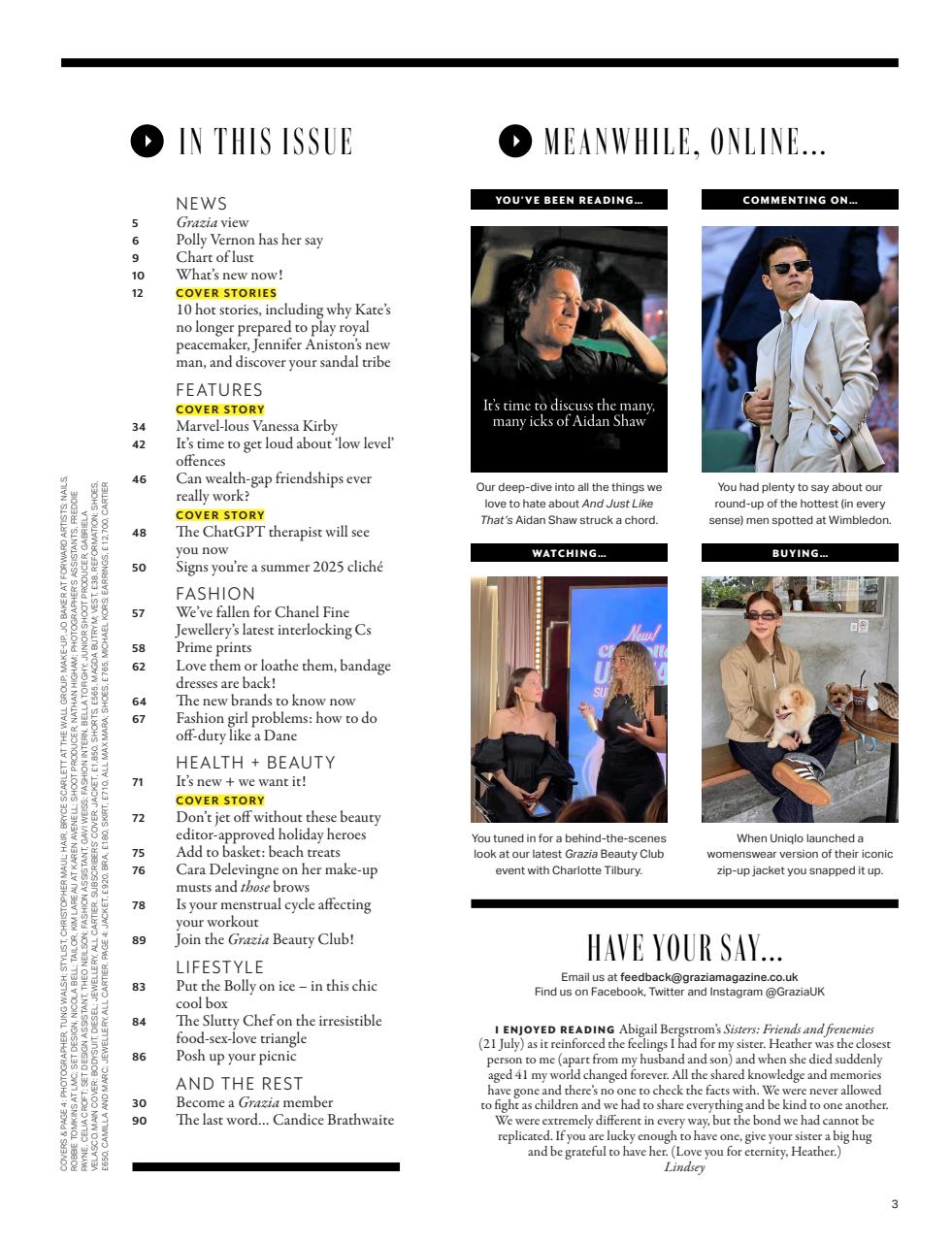 Grazia Preview Pages