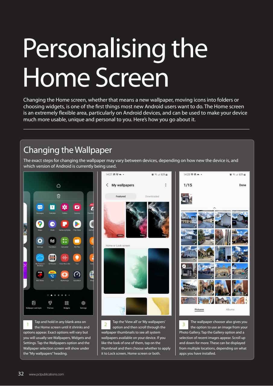 Android Smartphones & Tablets The Complete Manual Preview Pages