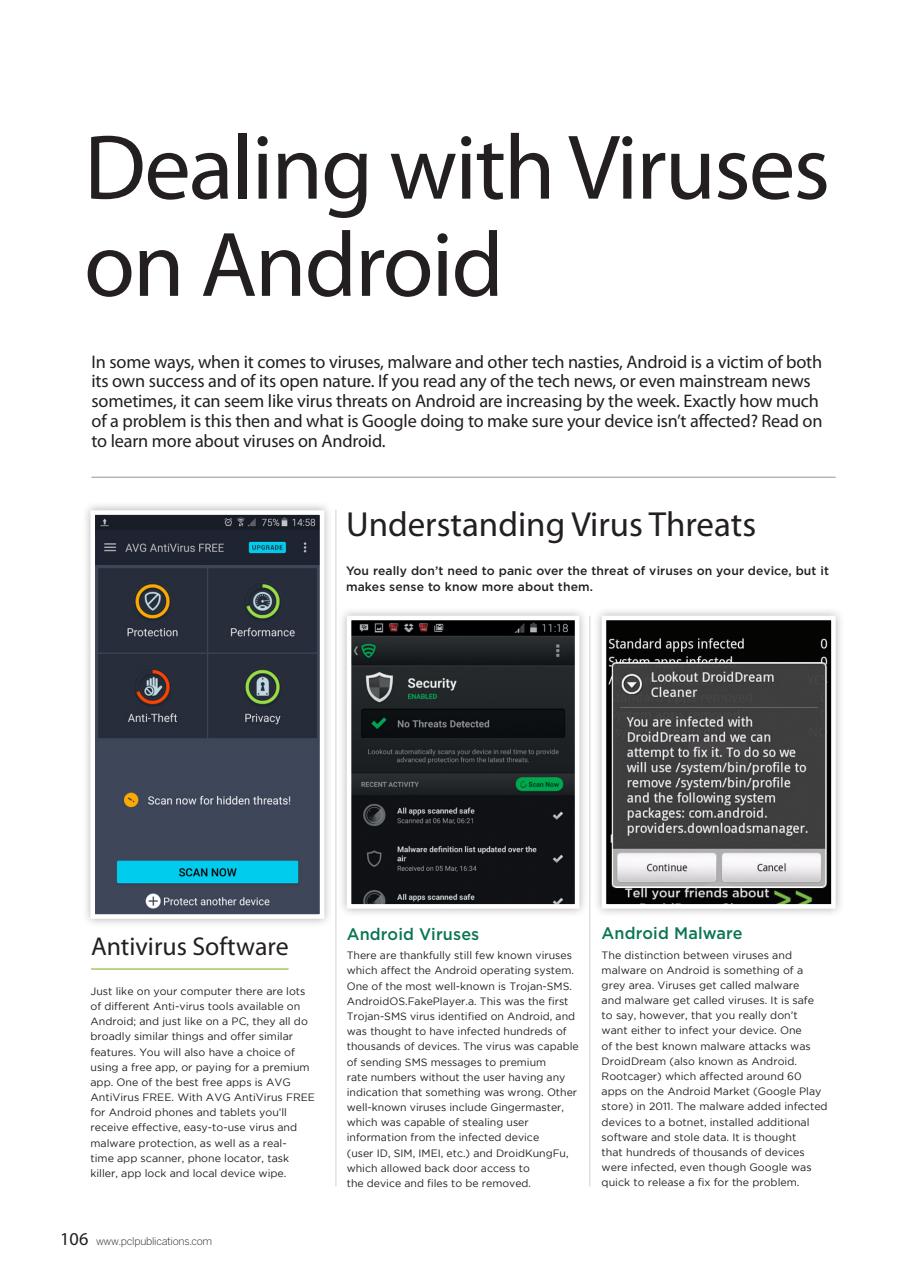 Android Smartphones & Tablets The Complete Manual Preview Pages