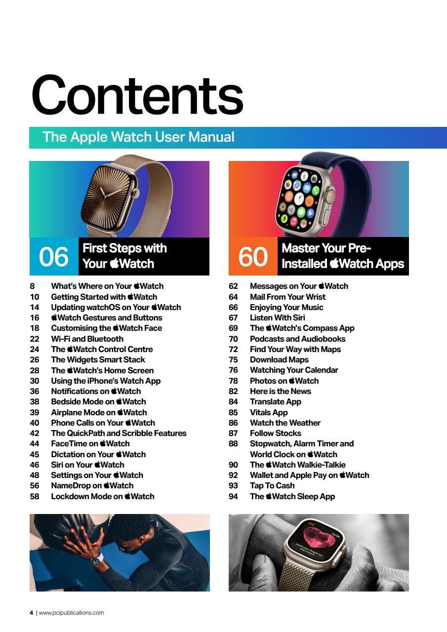Apple Watch The Complete Manual Preview Pages