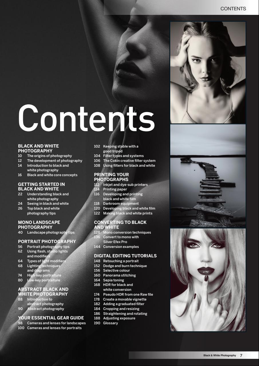 Black & White Photography The Complete Manual Preview Pages