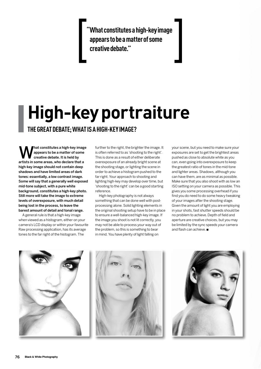 Black & White Photography The Complete Manual Preview Pages