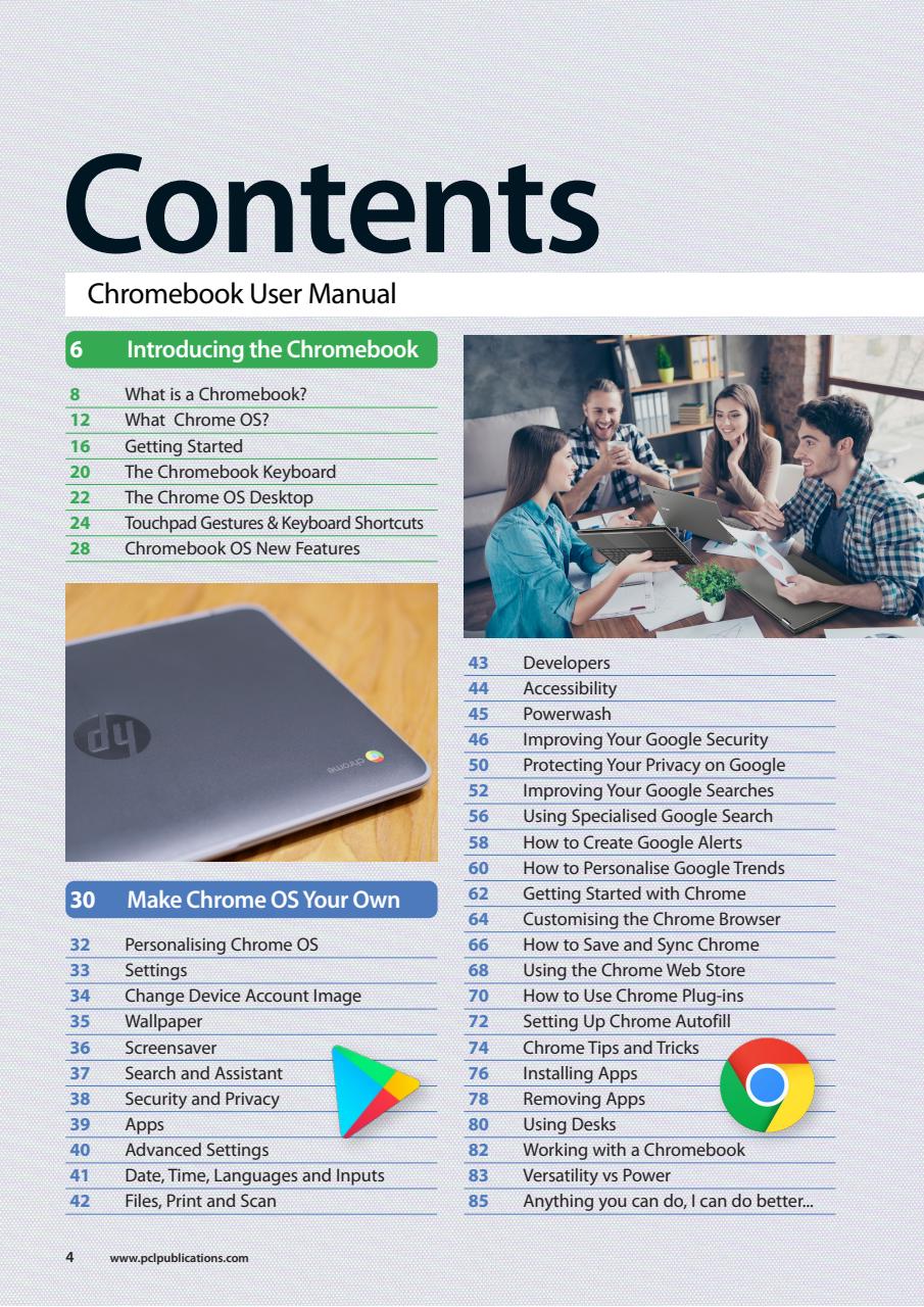 Chromebook The Complete Manual Preview Pages