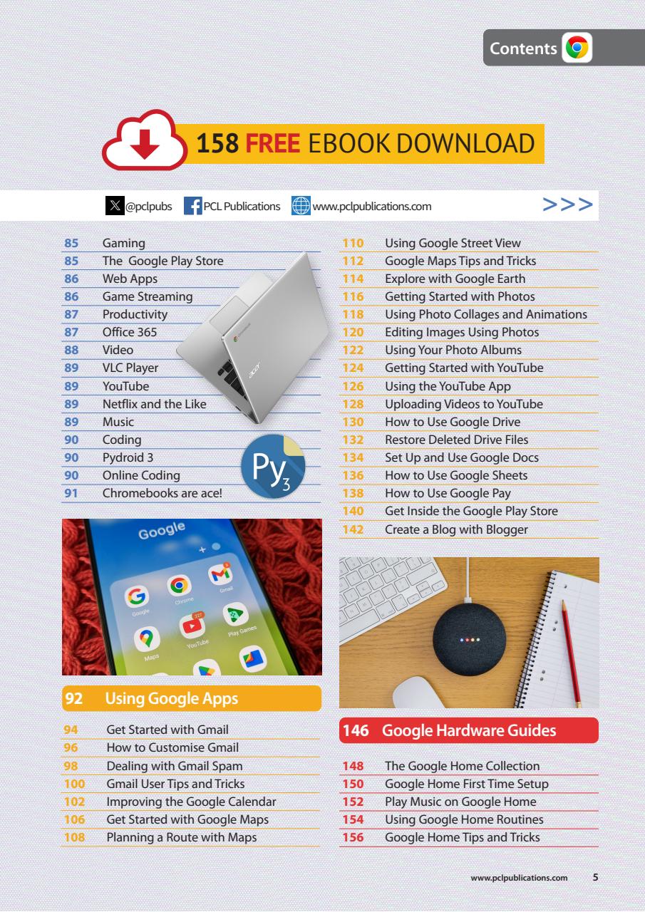 Chromebook The Complete Manual Preview Pages