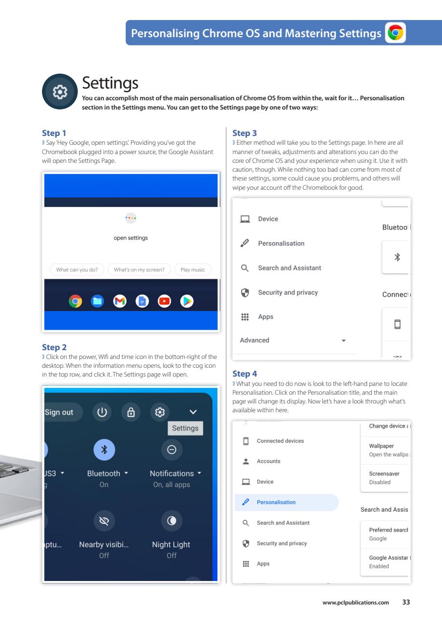 Chromebook The Complete Manual Preview Pages