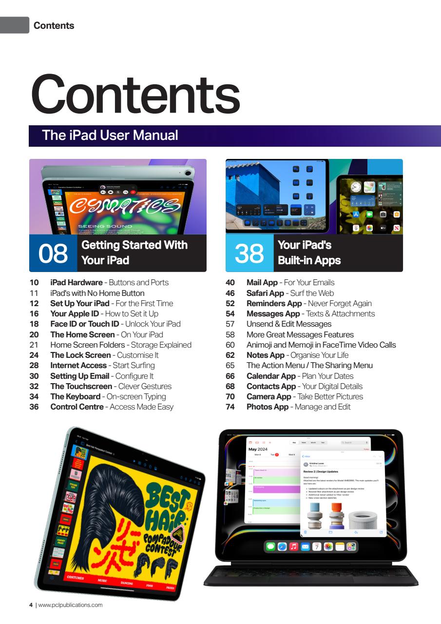 iPad The Complete Manual Preview Pages