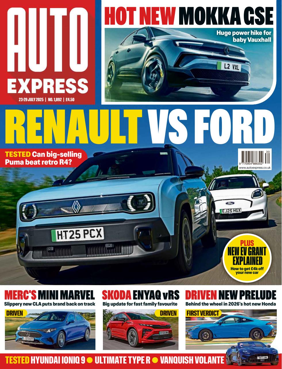 Auto Express Preview Pages