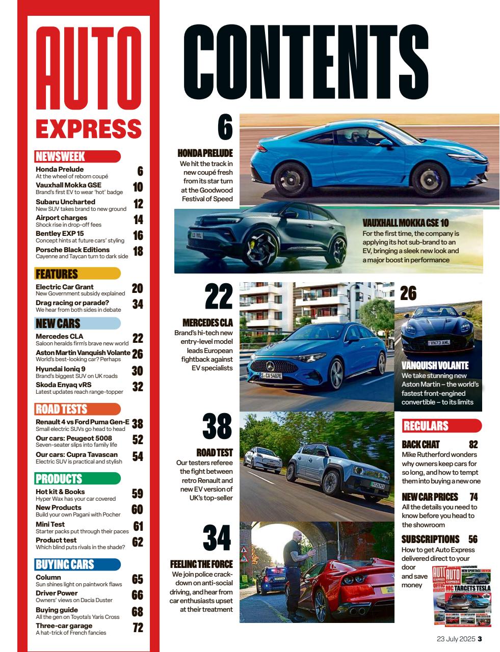 Auto Express Preview Pages