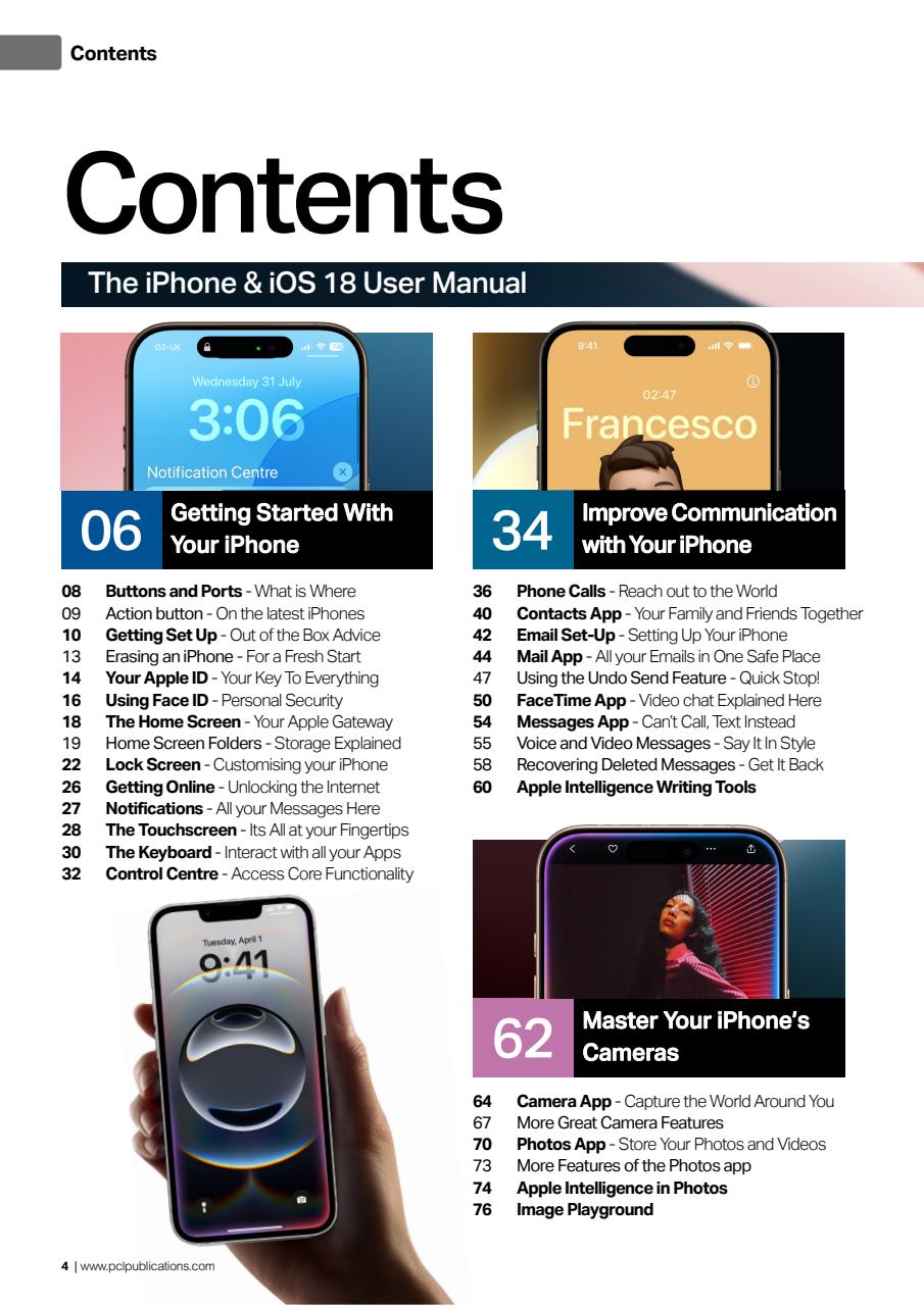 iPhone The Complete Manual Preview Pages