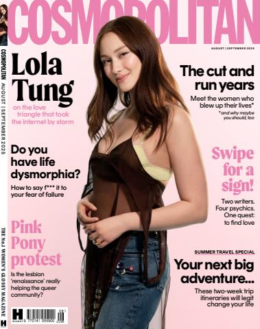 Cosmopolitan issue Aug / Sept 2025