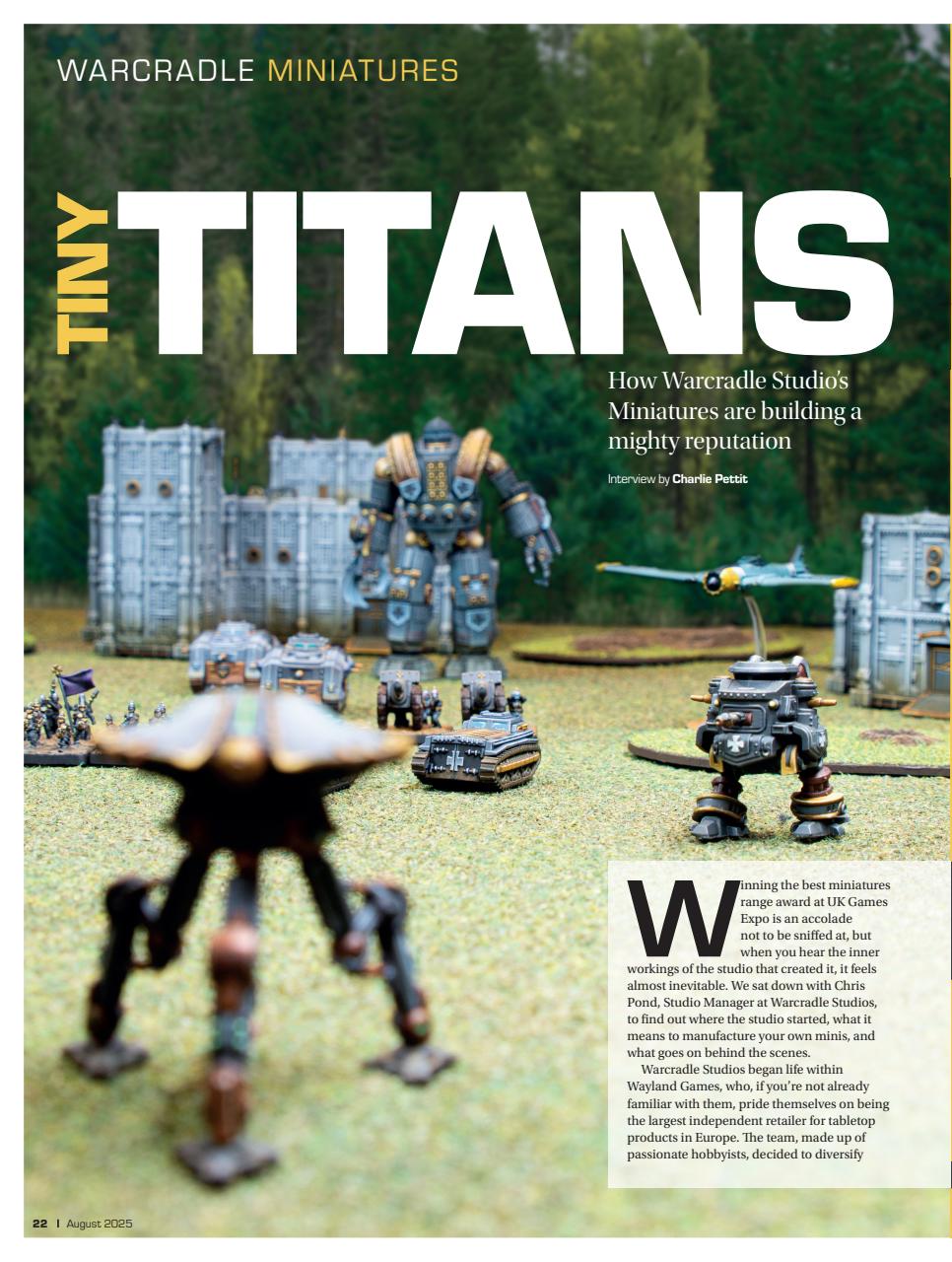 Tabletop Gaming Preview Pages