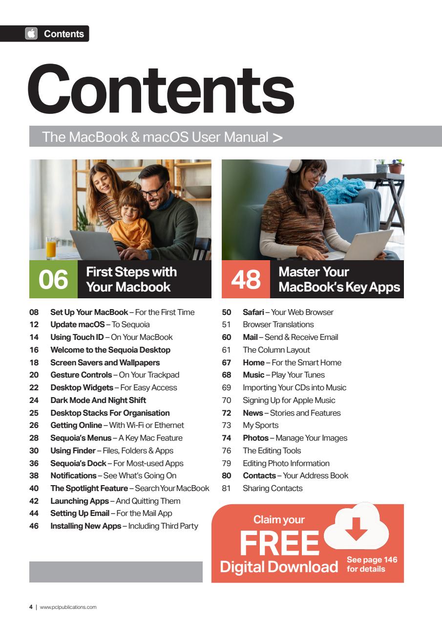 MacBook & macOS The Complete Manual Preview Pages