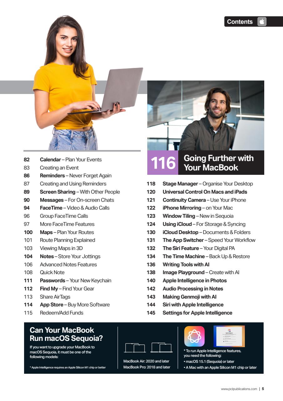 MacBook & macOS The Complete Manual Preview Pages