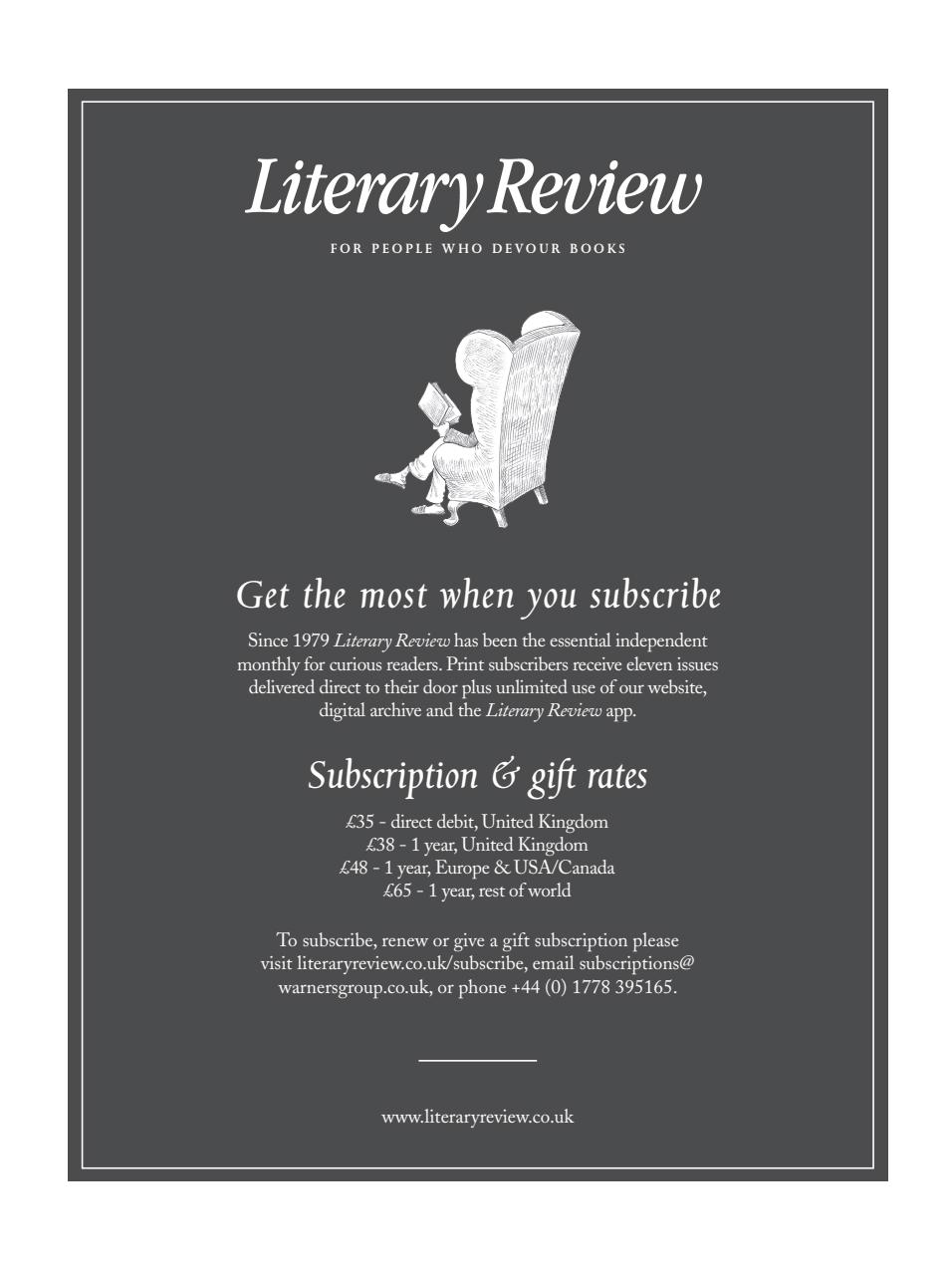Literary Review Preview Pages