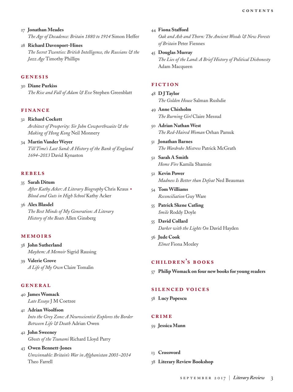 Literary Review Preview Pages