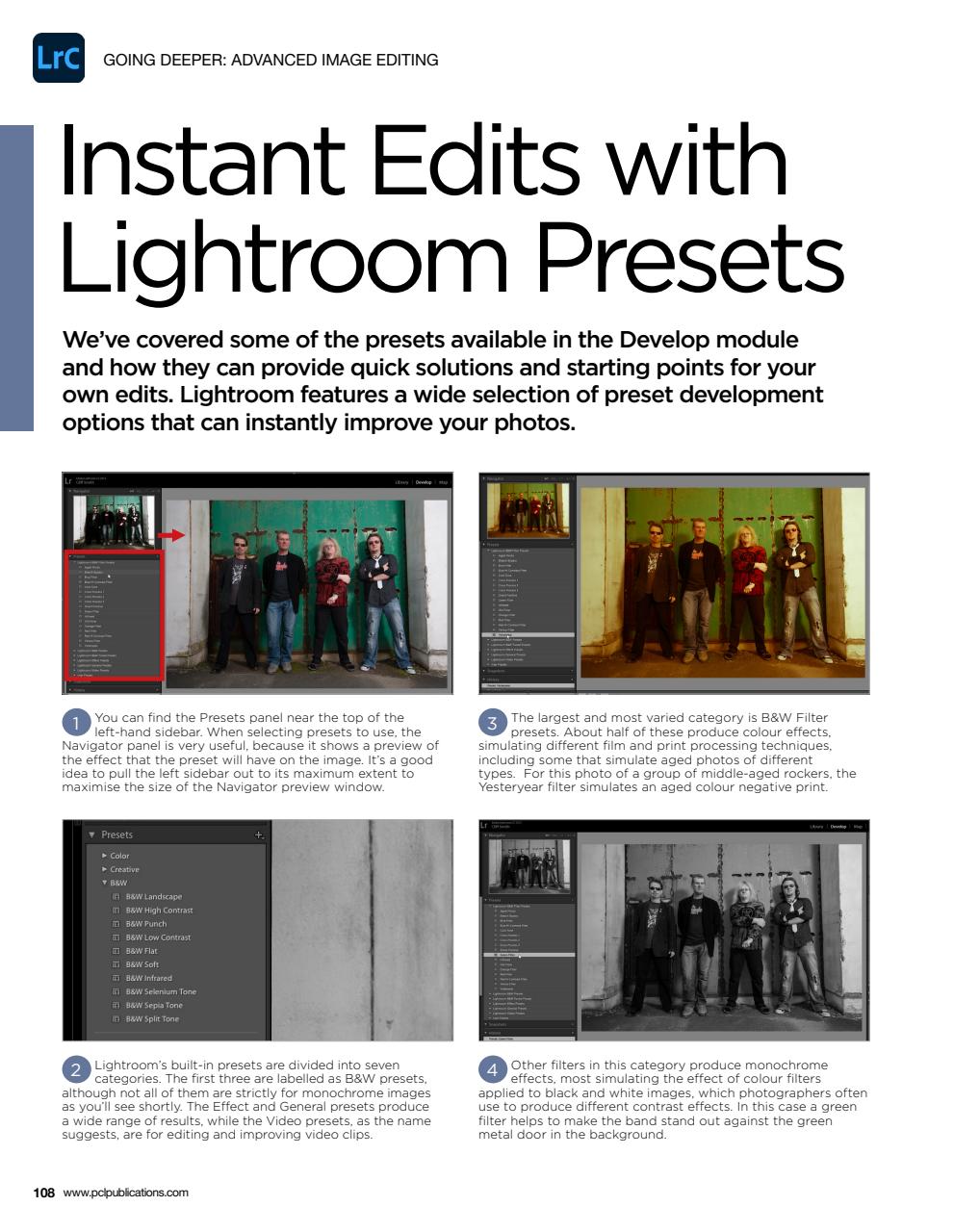 Photoshop Lightroom The Complete Manual Preview Pages