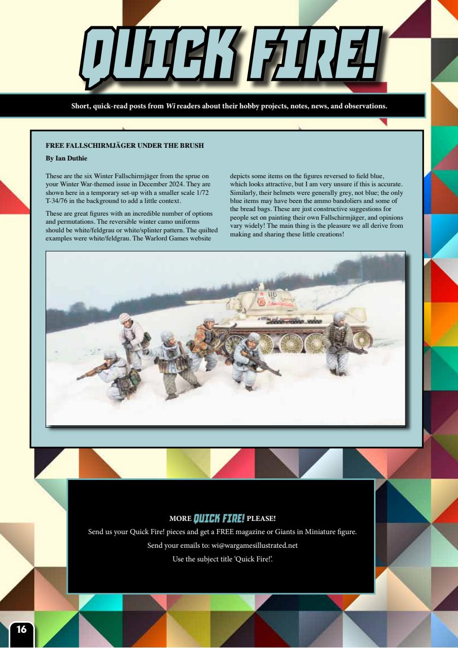 Wargames Illustrated Preview Pages