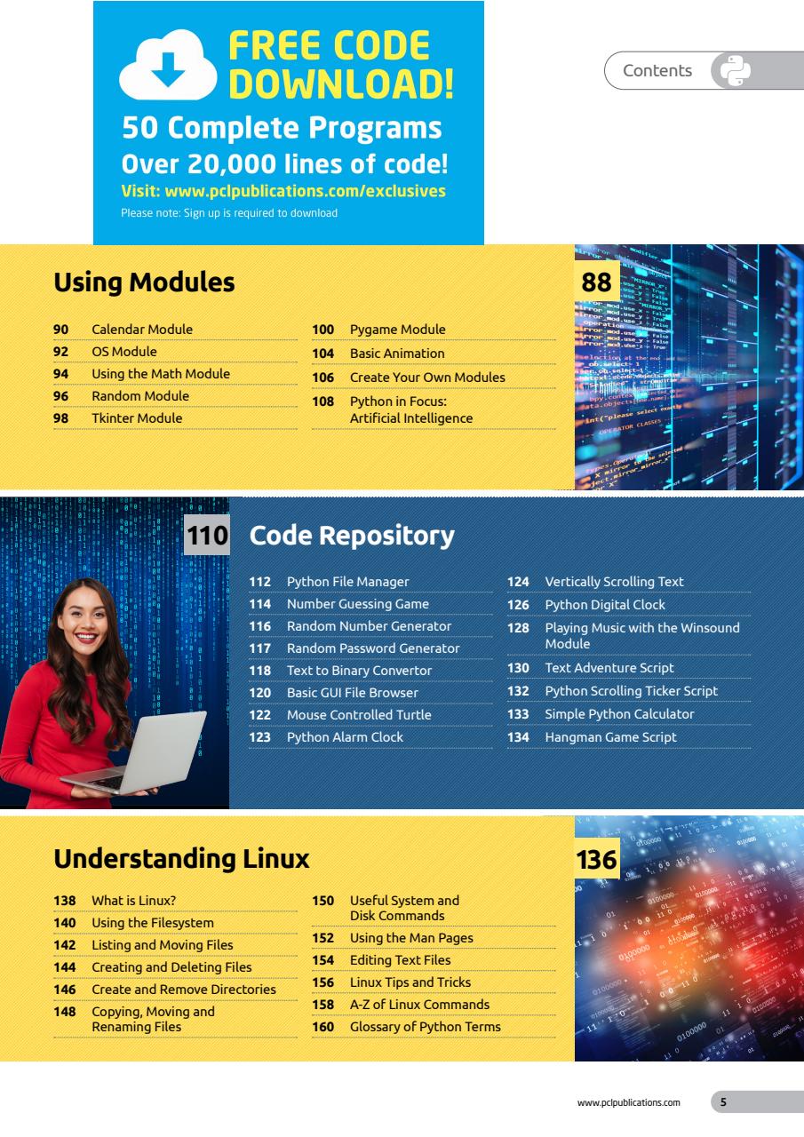 Python Coding The Complete Manual Preview Pages
