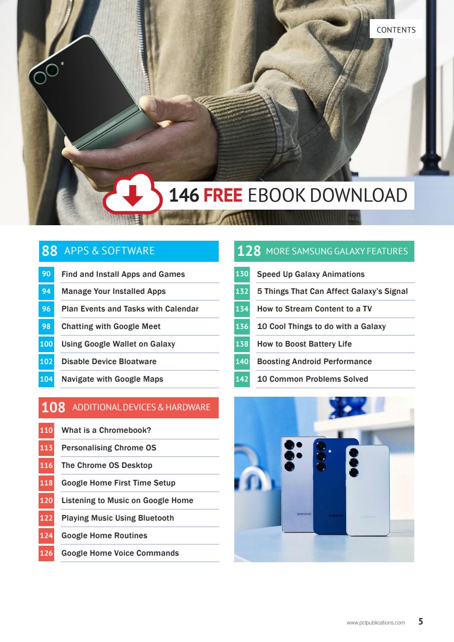 Samsung Galaxy The Complete Manual Preview Pages
