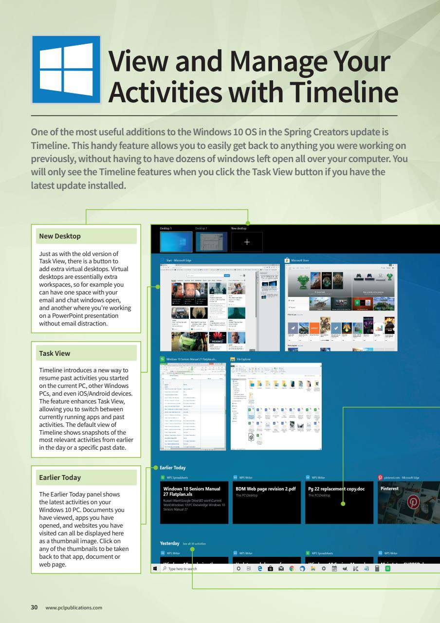 Windows 10 The Complete Manual Preview Pages