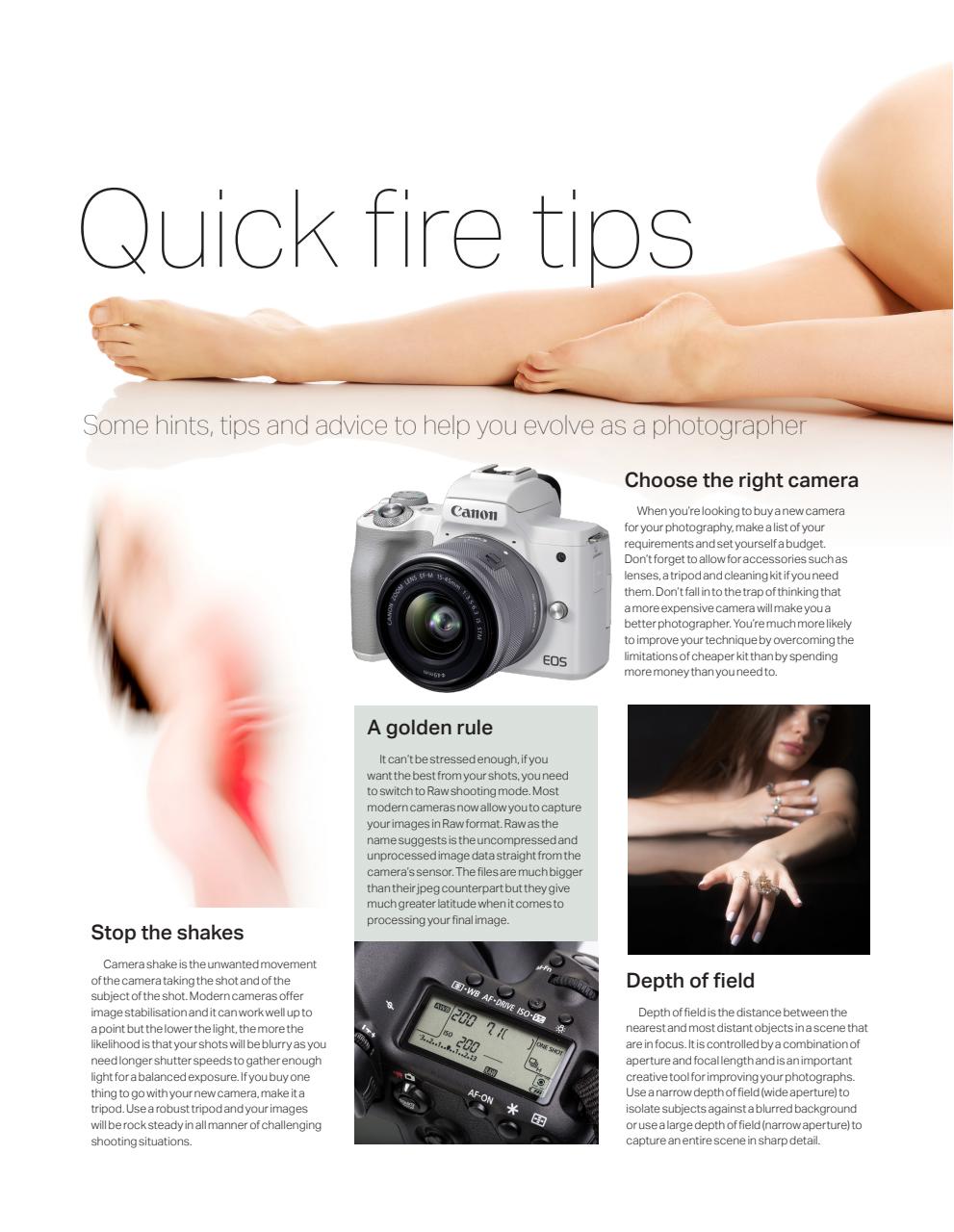 Digital Camera User Preview Pages