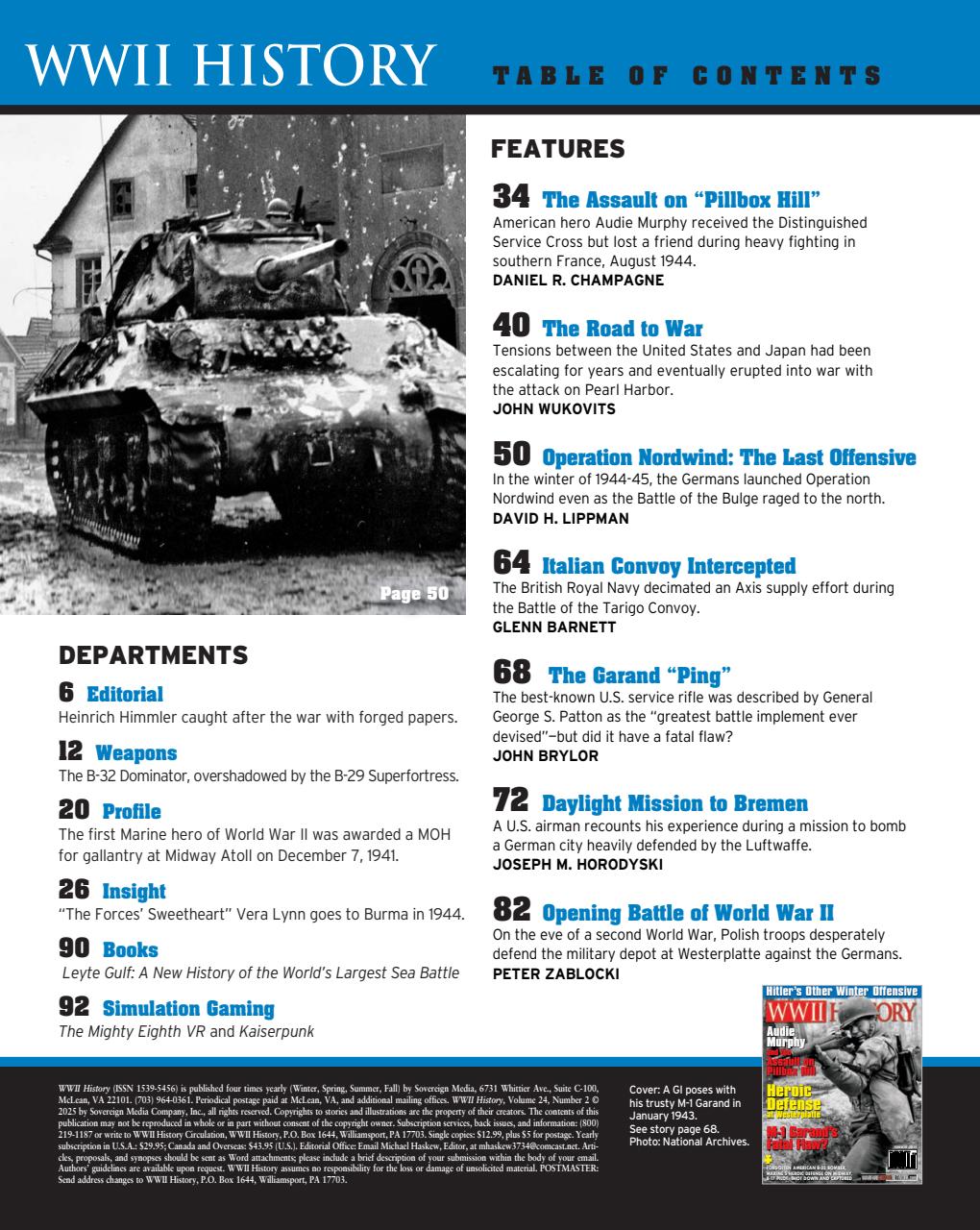WW2 History Magazine Preview Pages
