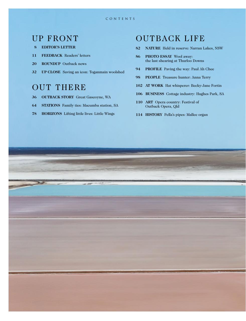 OUTBACK Magazine Preview Pages