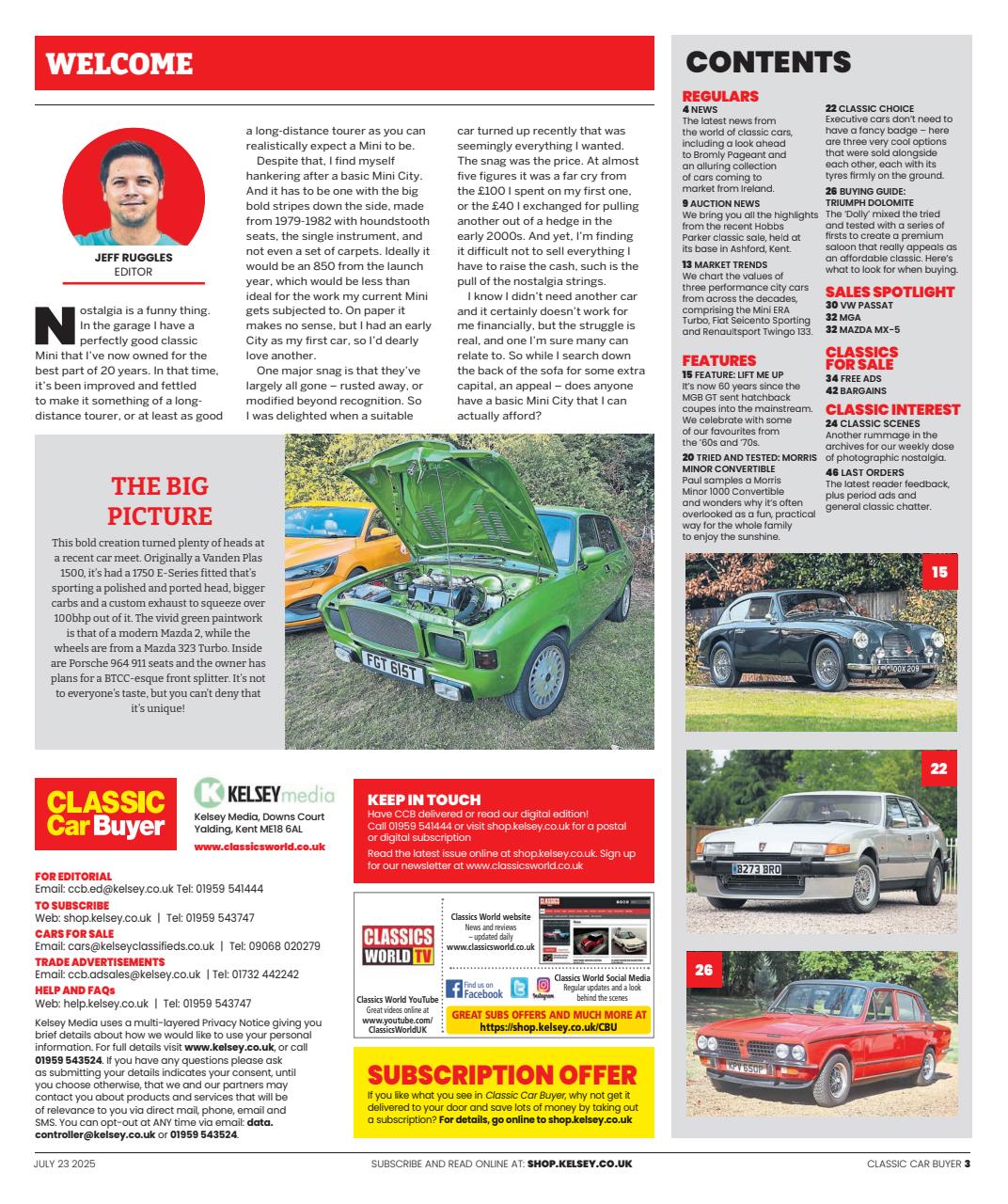 Classic Car Buyer Preview Pages