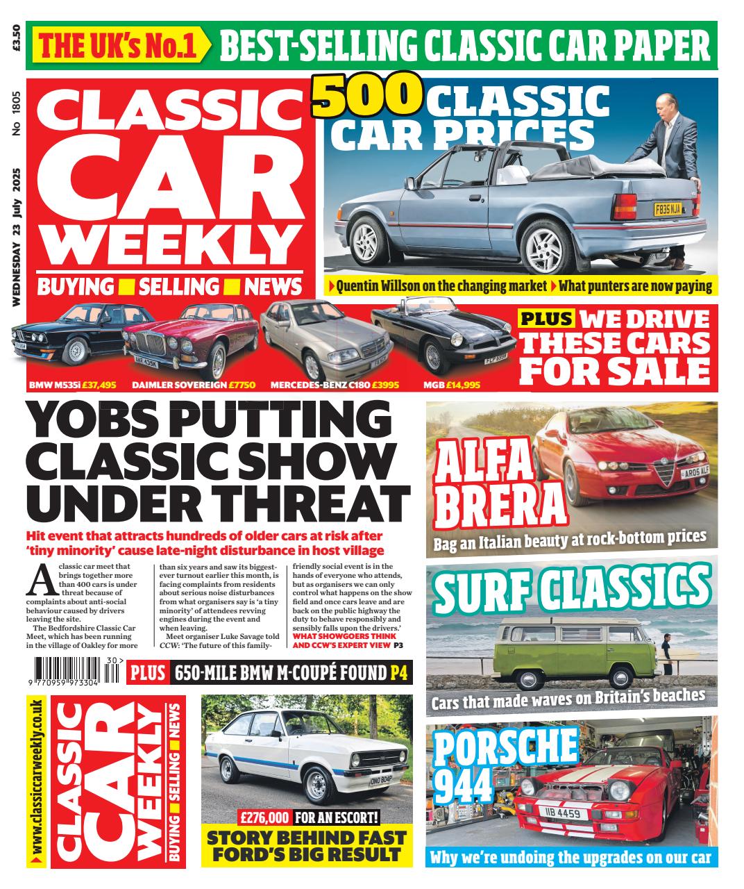 Classic Car Weekly Preview Pages