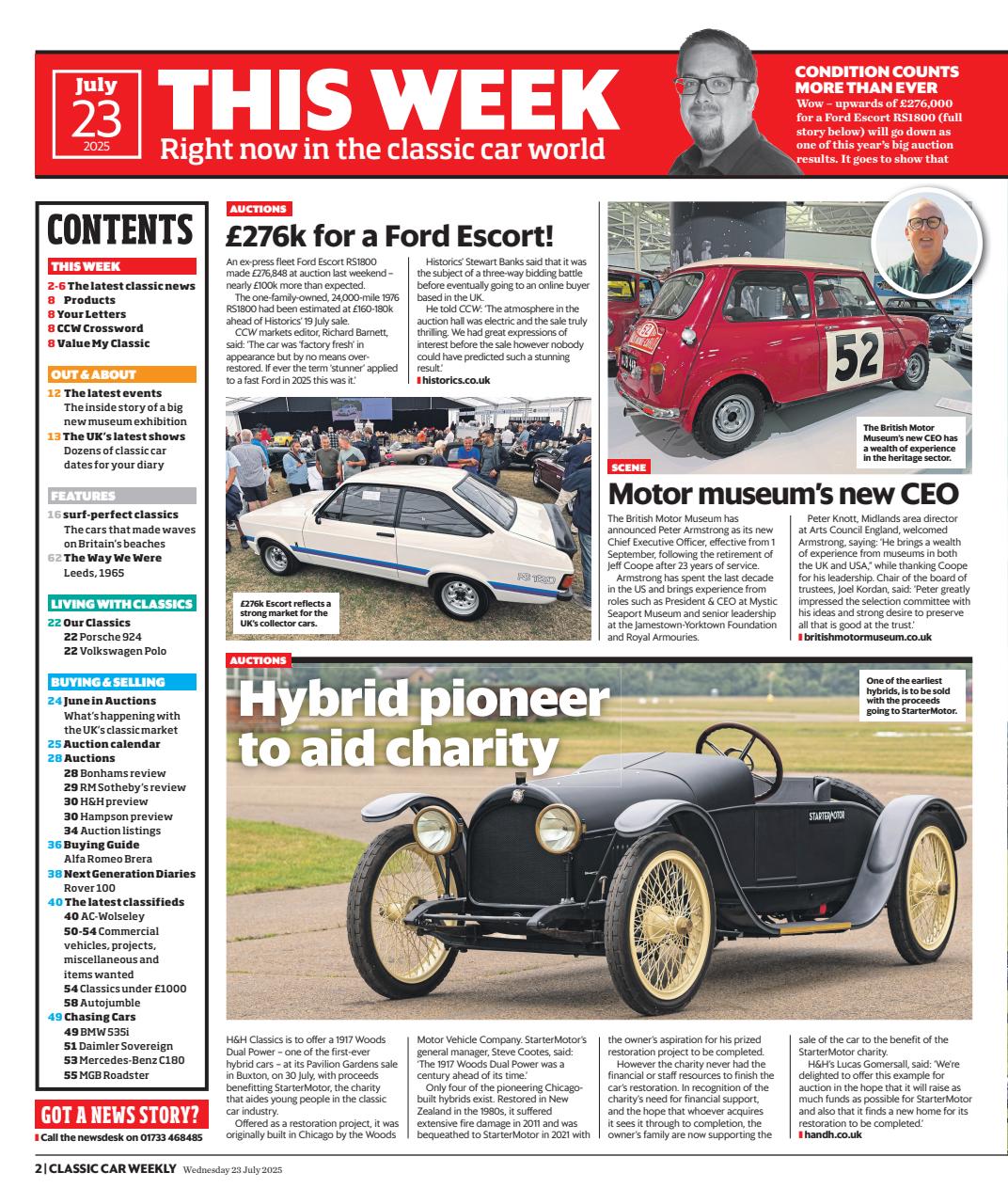 Classic Car Weekly Preview Pages