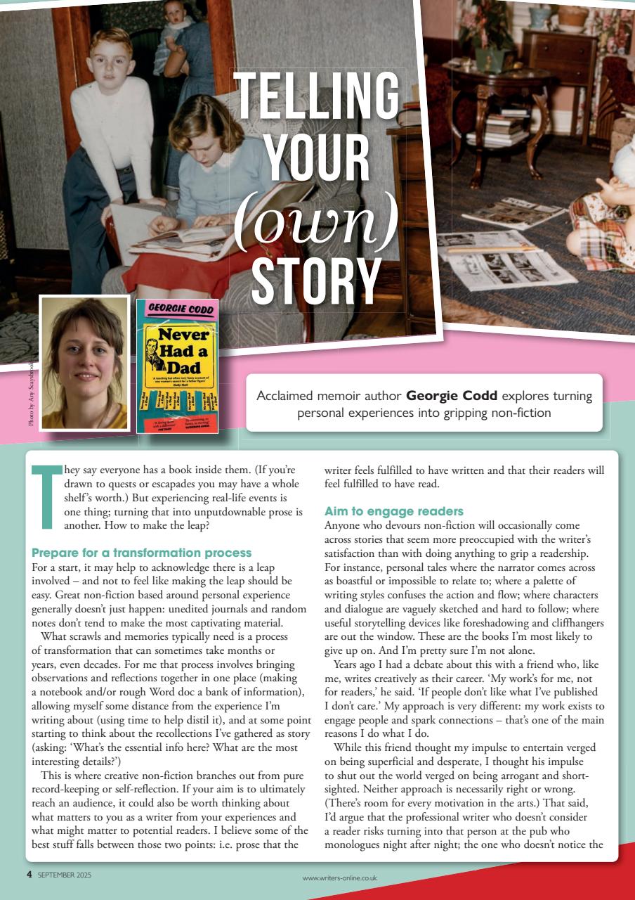 Writing Magazine Preview Pages