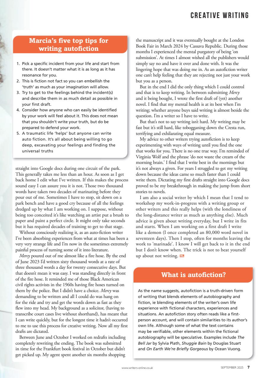 Writing Magazine Preview Pages