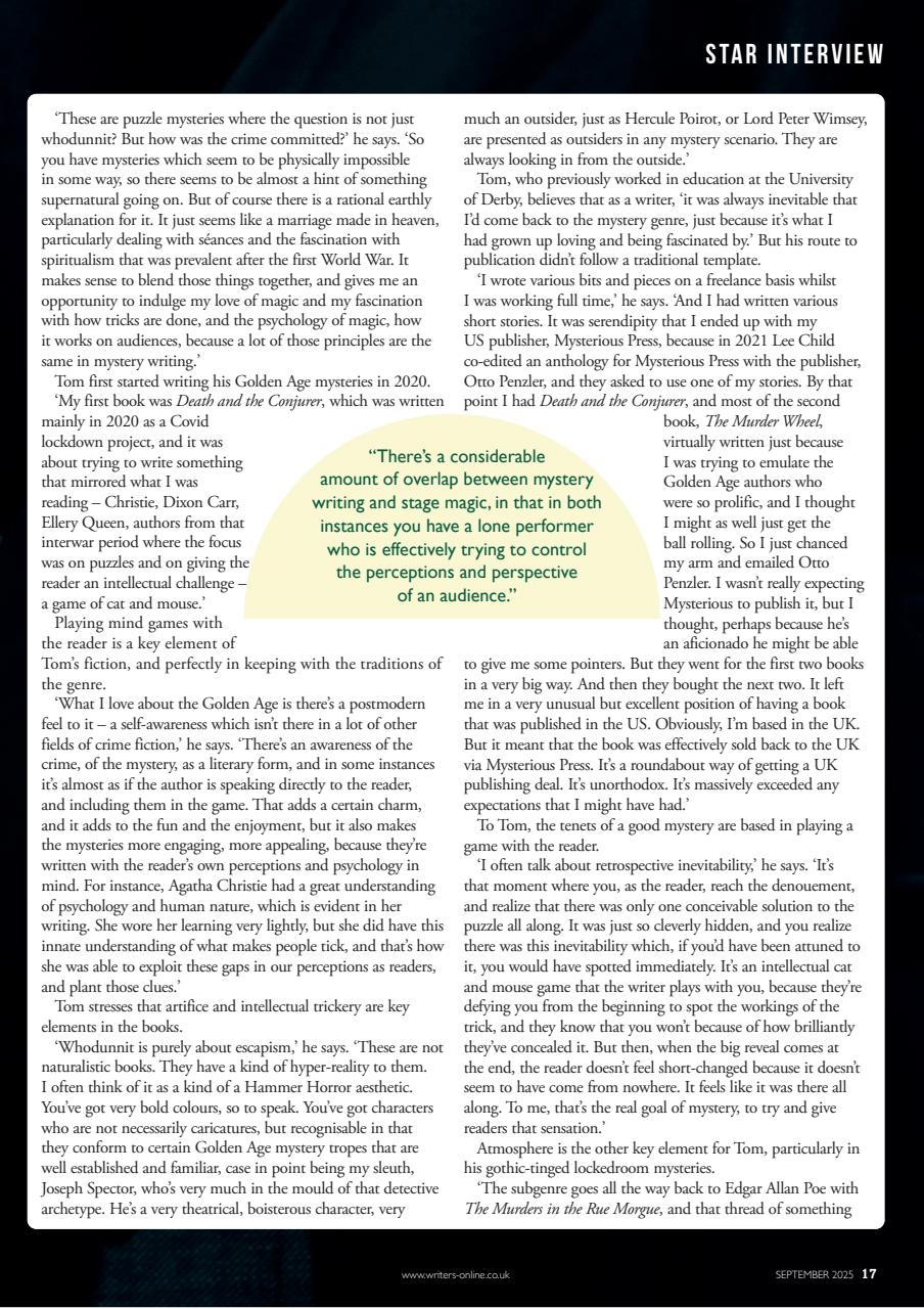 Writing Magazine Preview Pages