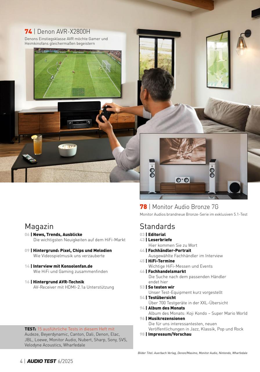 Audio Test Preview Pages