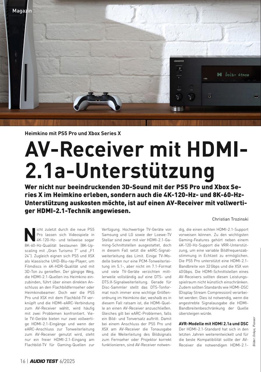 Audio Test Preview Pages