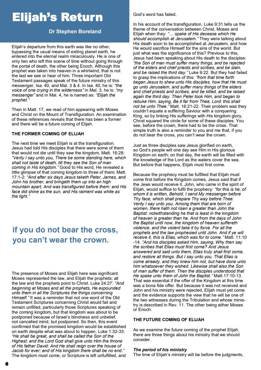 Prophetic Witness Preview Pages