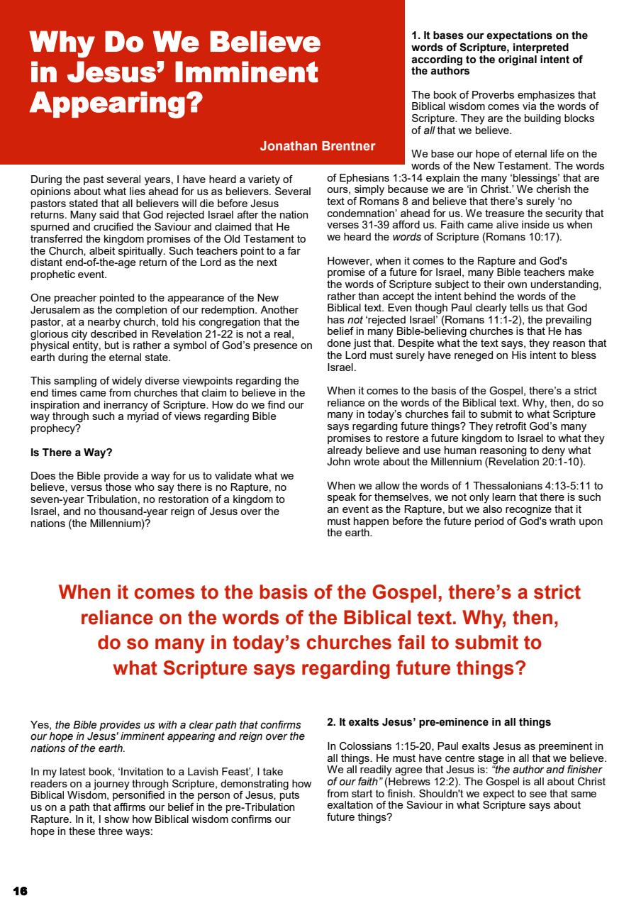 Prophetic Witness Preview Pages