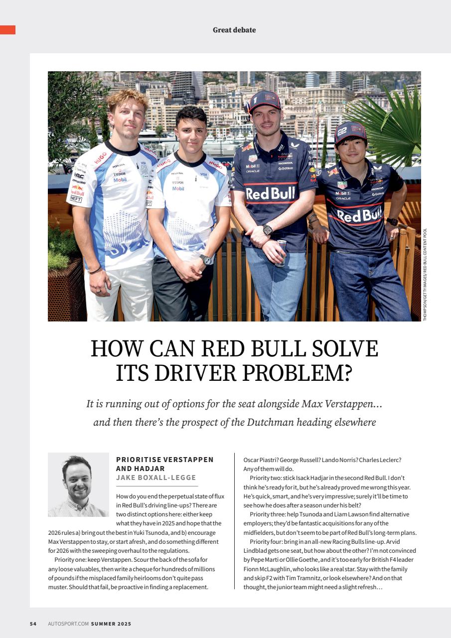 Autosport Preview Pages