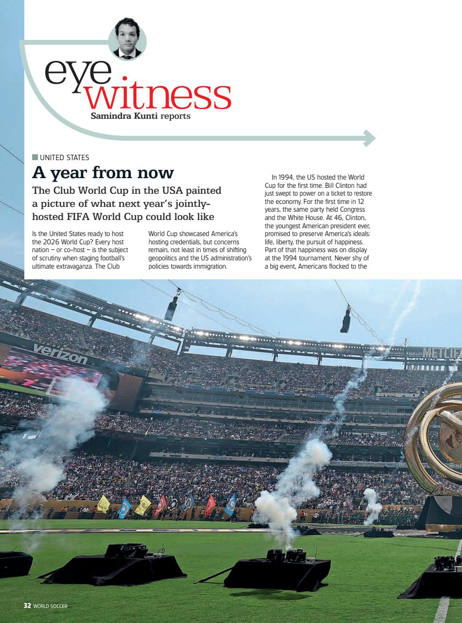 World Soccer Preview Pages