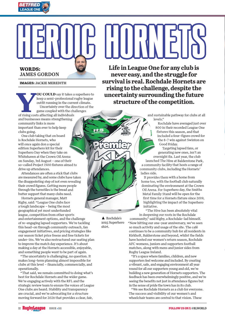 Rugby League World Preview Pages