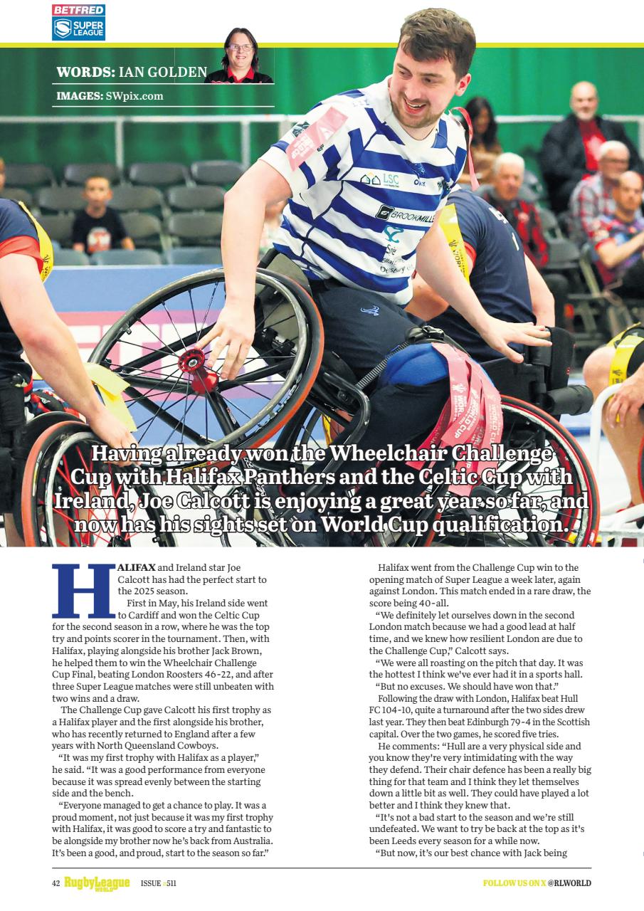Rugby League World Preview Pages