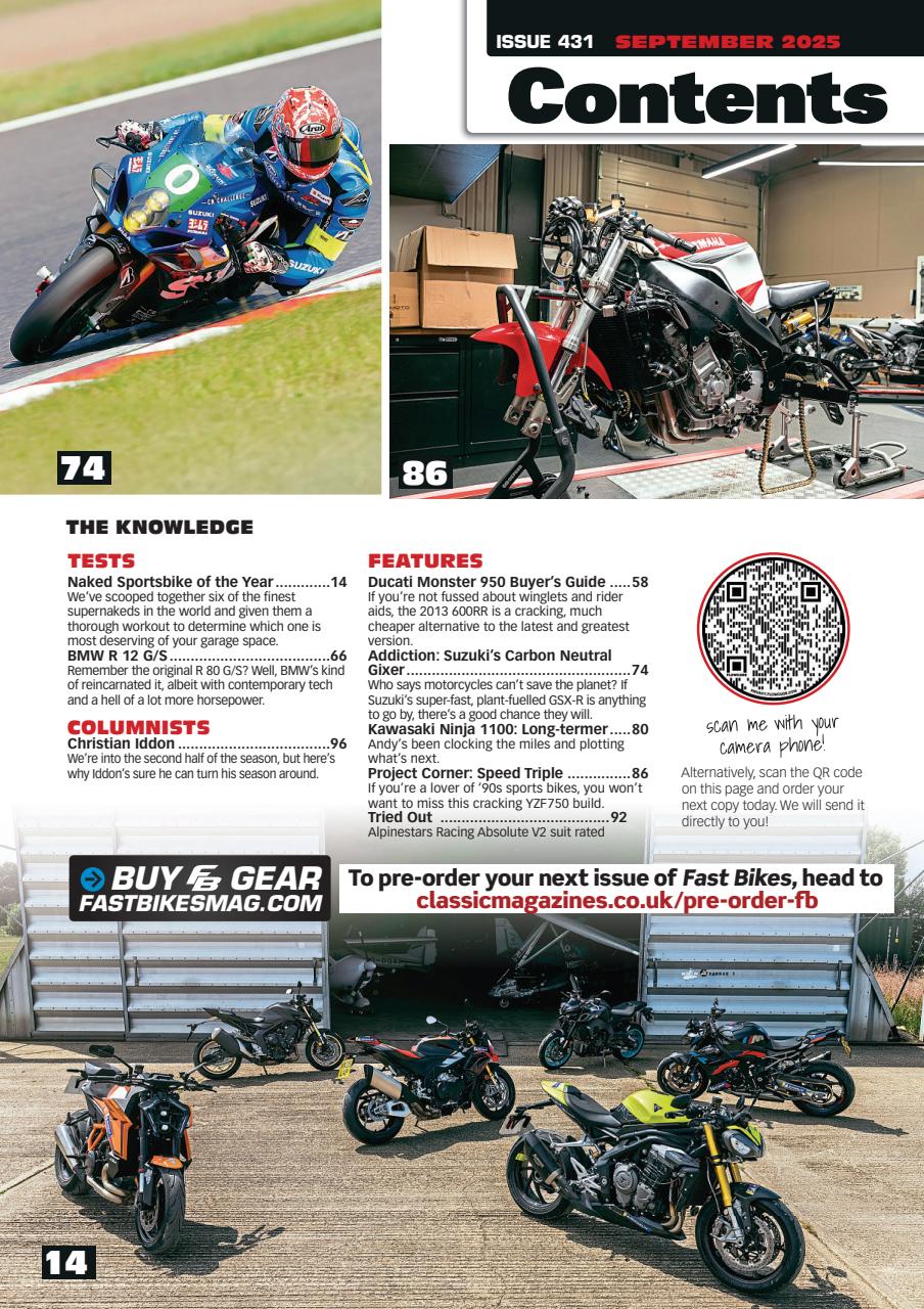 Fast Bikes Preview Pages