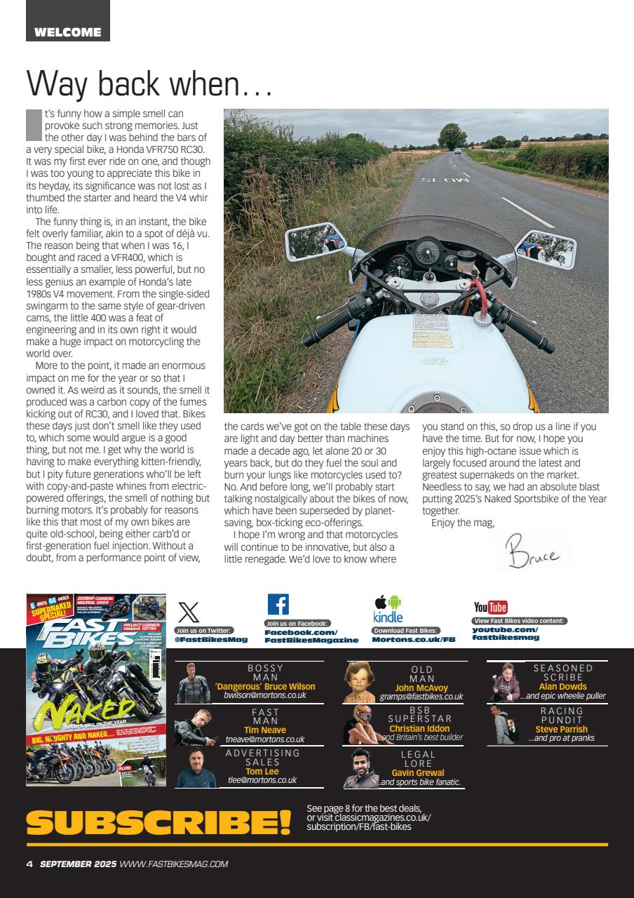 Fast Bikes Preview Pages