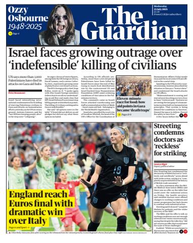 Wednesday, 23 July 2025 issue Wednesday, 23 July 2025