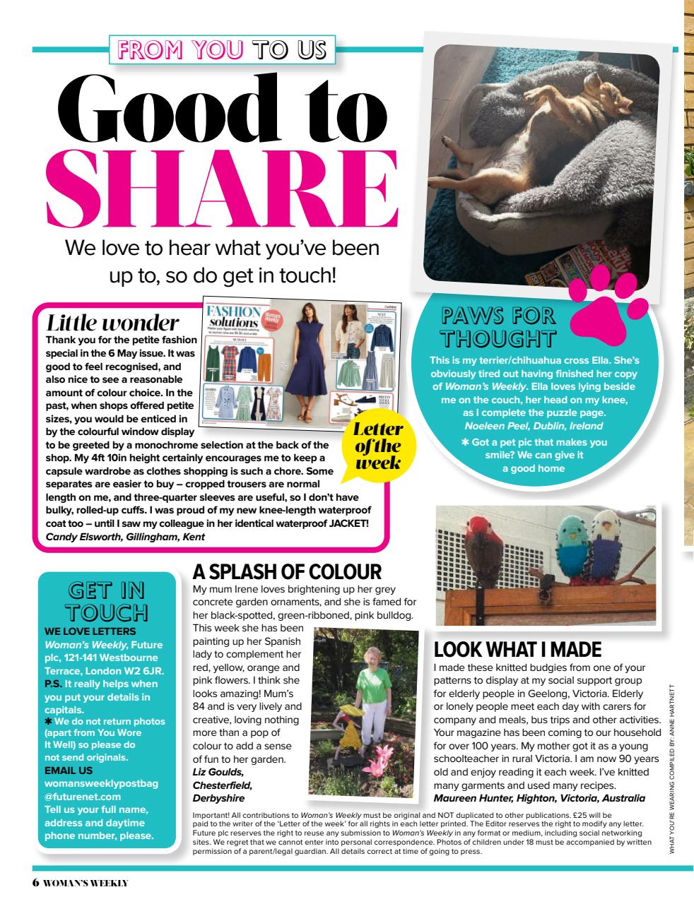 Woman's Weekly Preview Pages