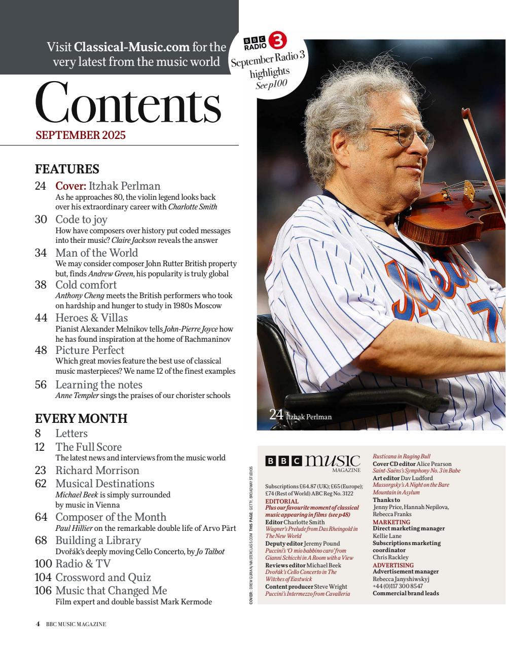 BBC Music Magazine Preview Pages