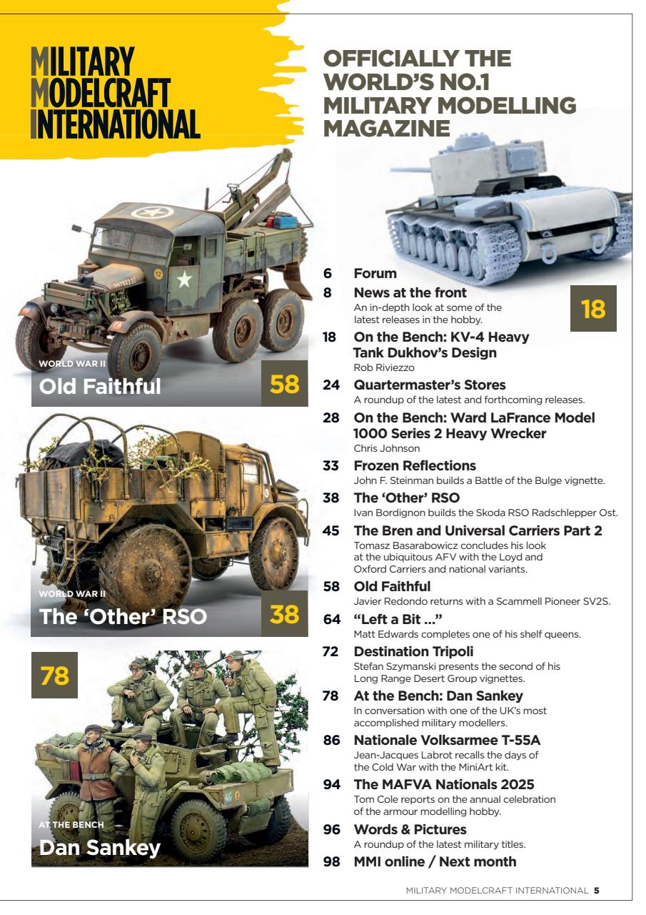 Military Modelcraft International Preview Pages